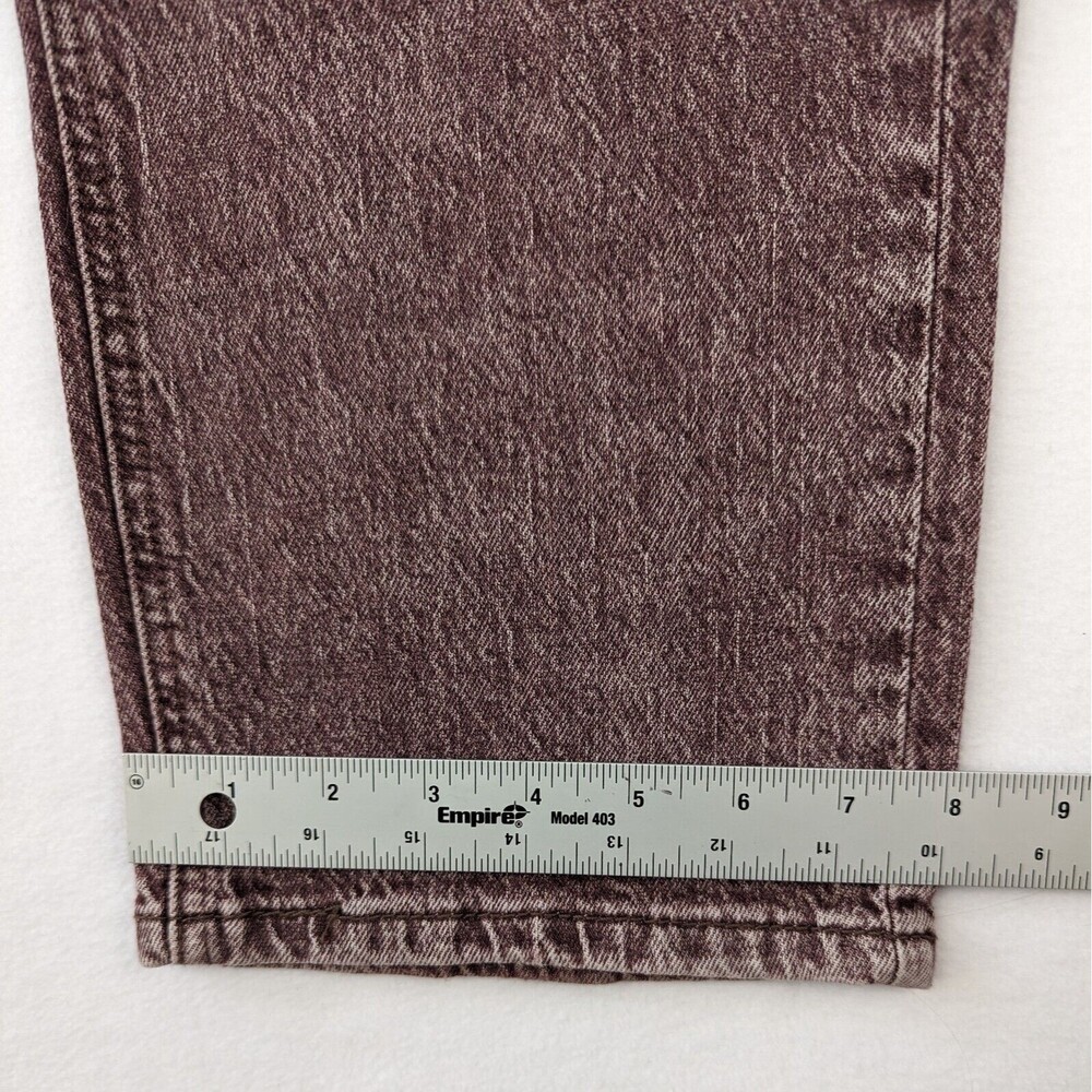 Levis 541 Athletic Fit 30 Mens 36x32 (38x30) Boysenberry Crush Acid Wash Jeans - Picture 12 of 12